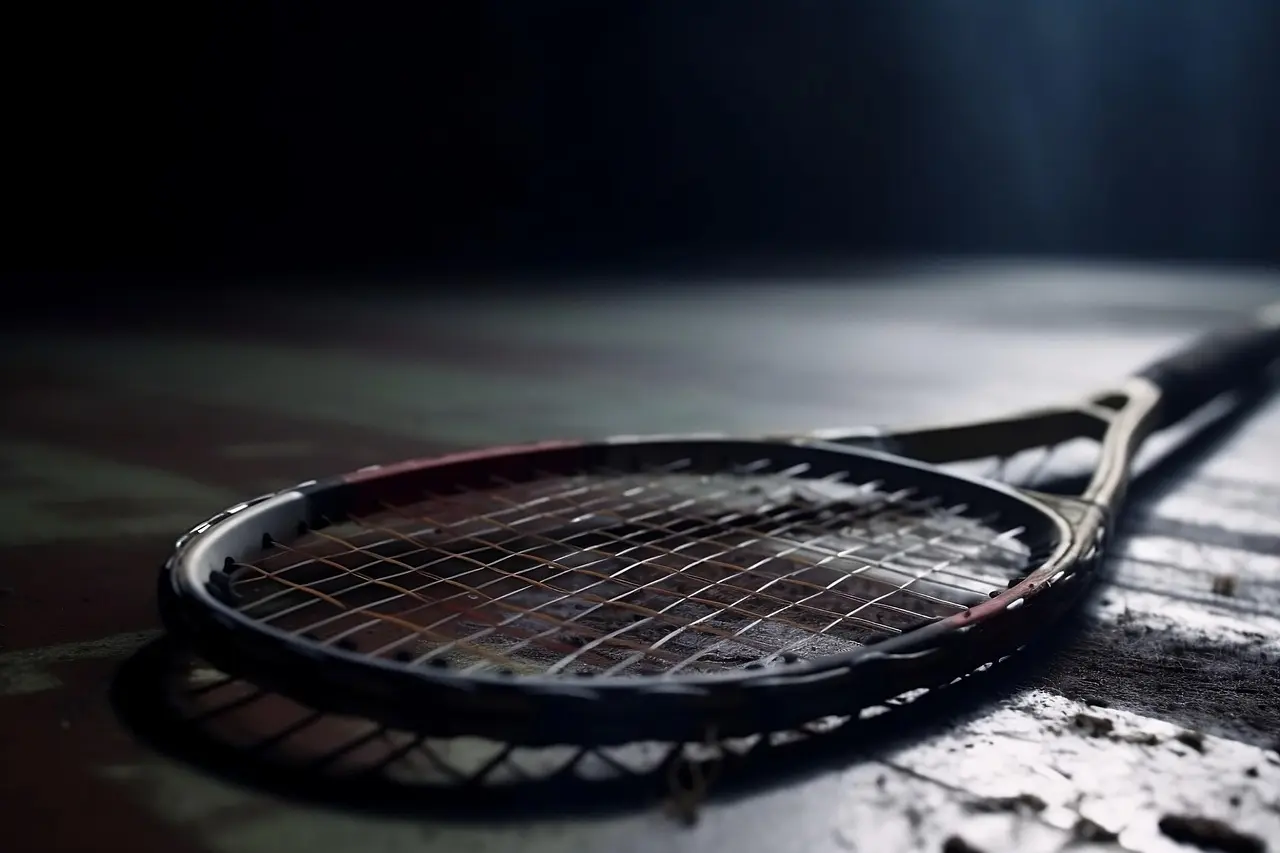 Badmintonketcher på bane